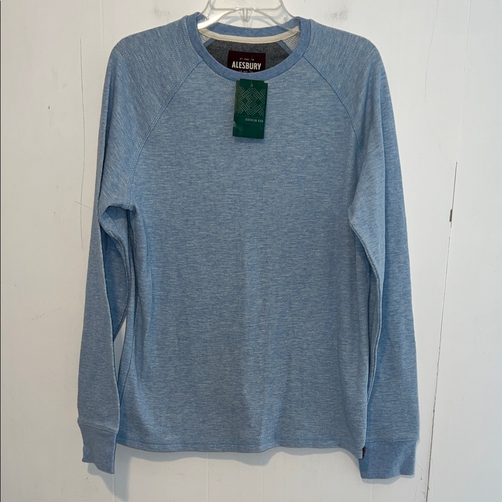 Alesbury Blue Long Sleeve Pilson Thermal Shirt NWT